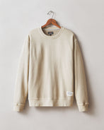 Men's Vintage Wash Relaxed French Terry Crew - Sand
