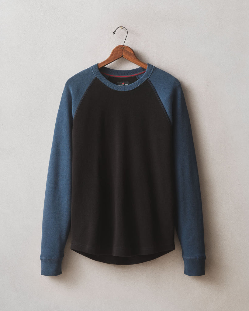 Men’s French Rib Raglan Colorblock