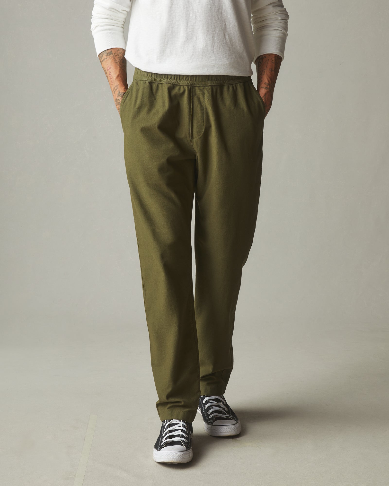 Slim-Tapered Twill Trouser, Men's Trousers