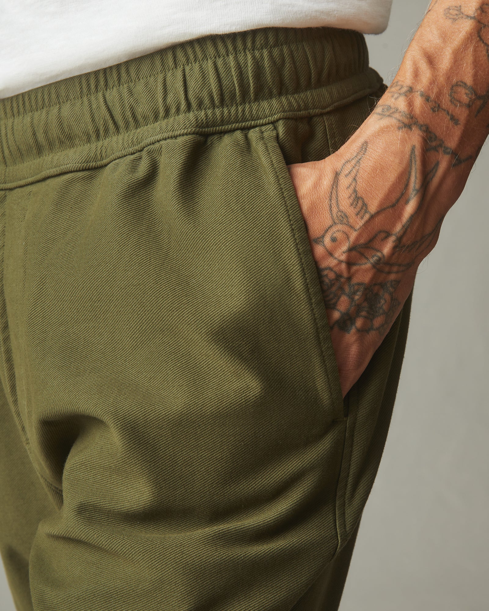 Men's Brushed Twill Jogger Pants