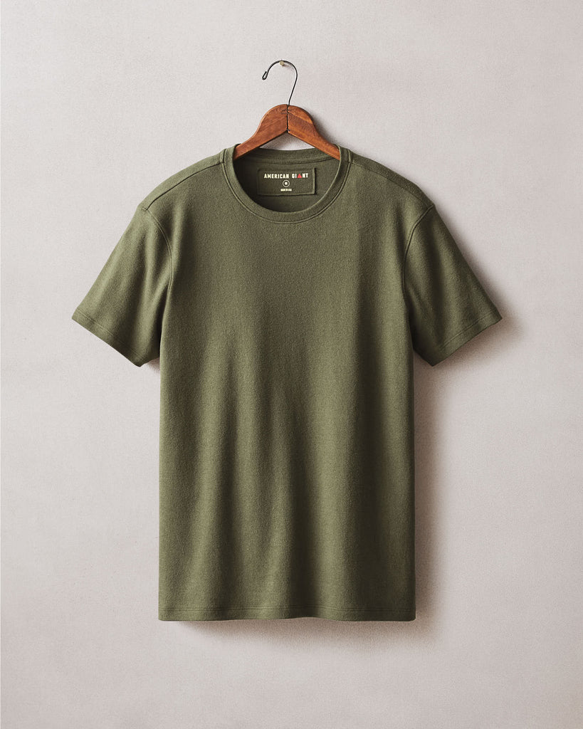 Men’s Brushed Crew Tee from American Giant - $75