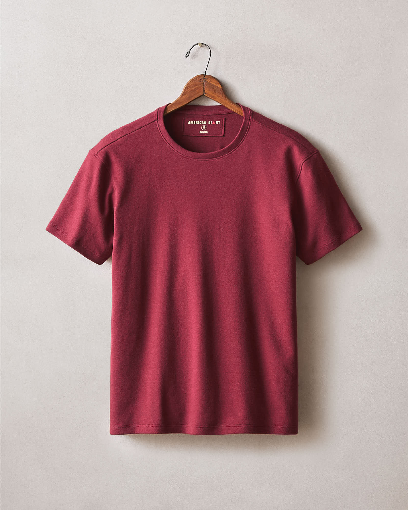 Men's Brushed Crew Tee — American Giant — Made in California