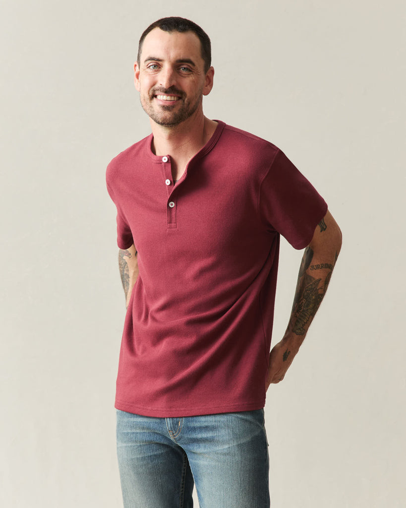Men’s Brushed Henley from American Giant - $90