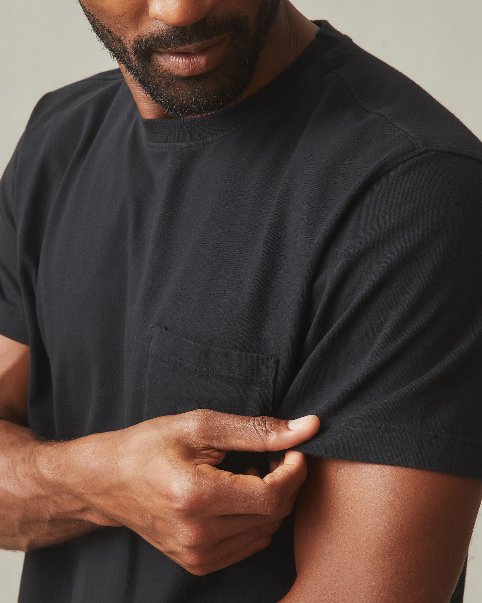 Men's Pocket Tee - Black