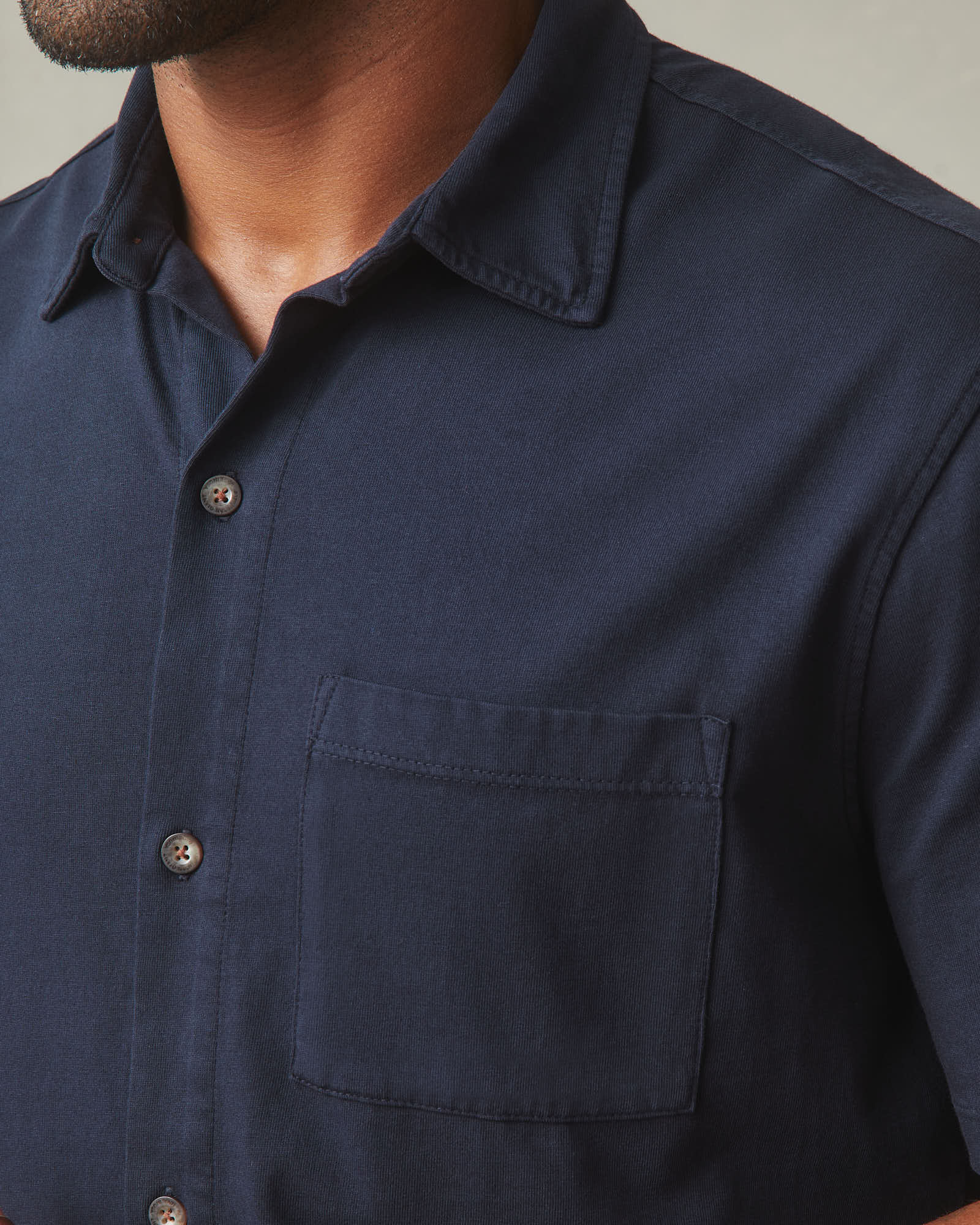 Men's Resort Shirt - Dress Navy