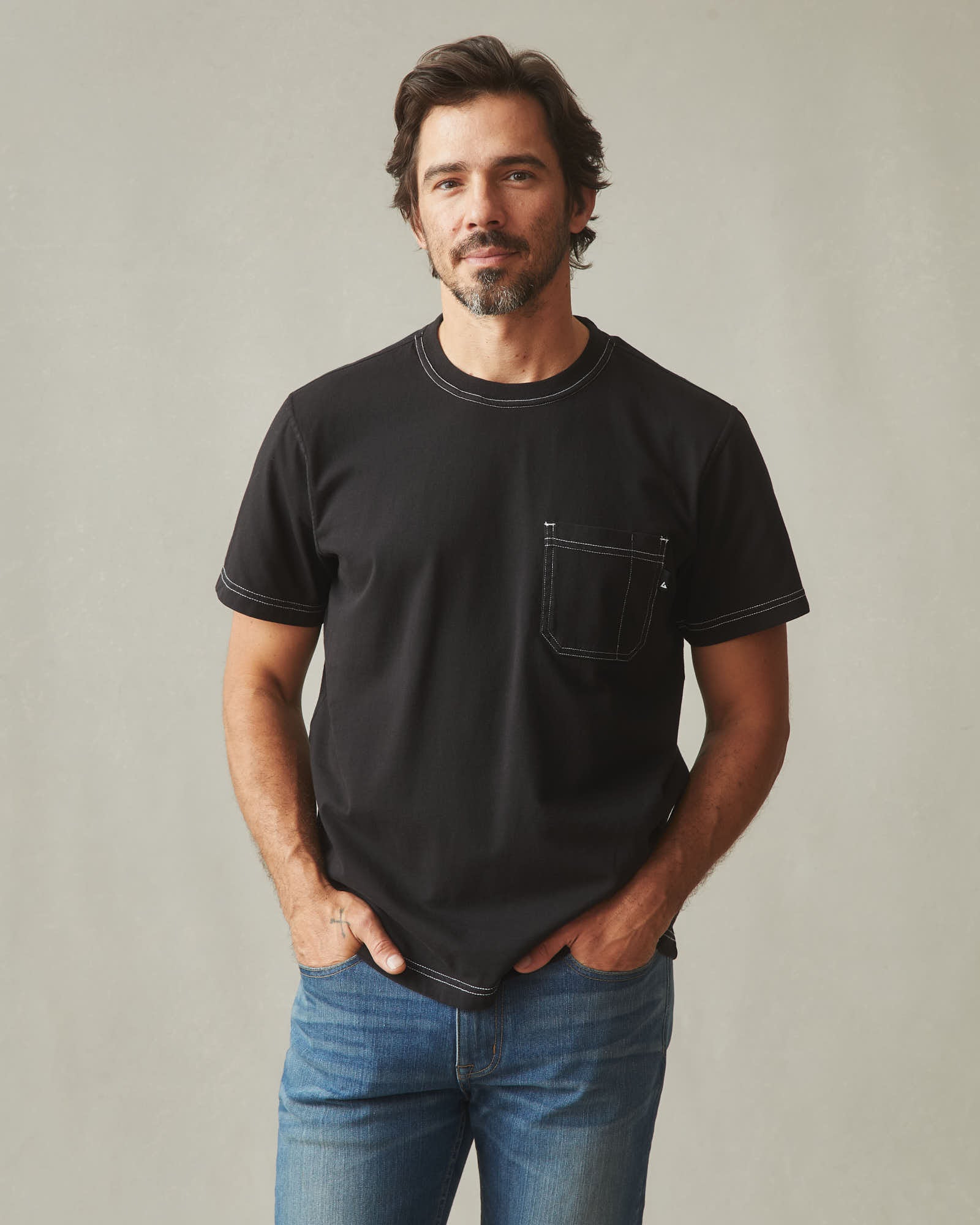 Men's Utility Pocket Tee - Black