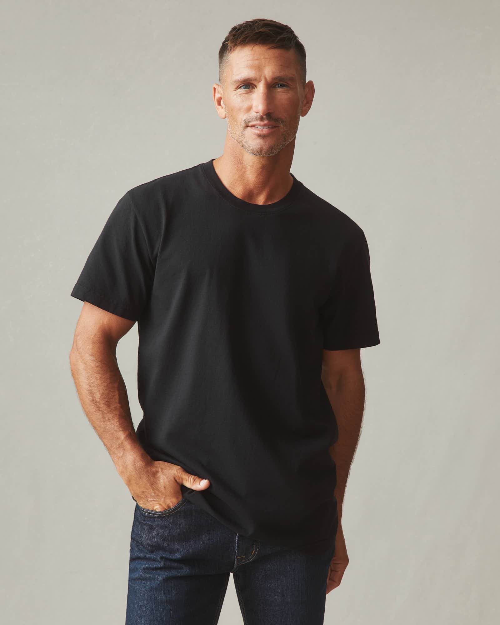 Men's Vintage Crew Tee - Black