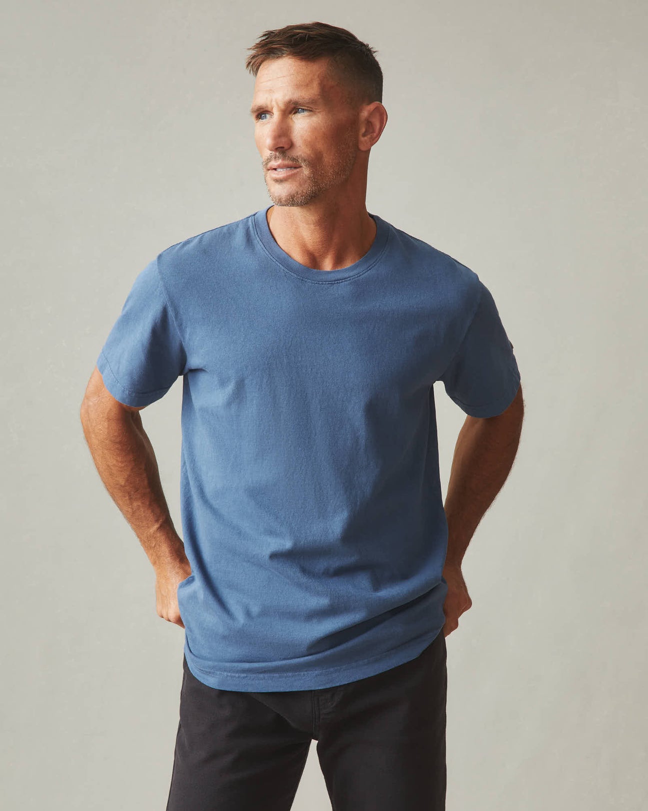 T-shirts Mens New Arrival Oversized Cropped Boxy Top Men