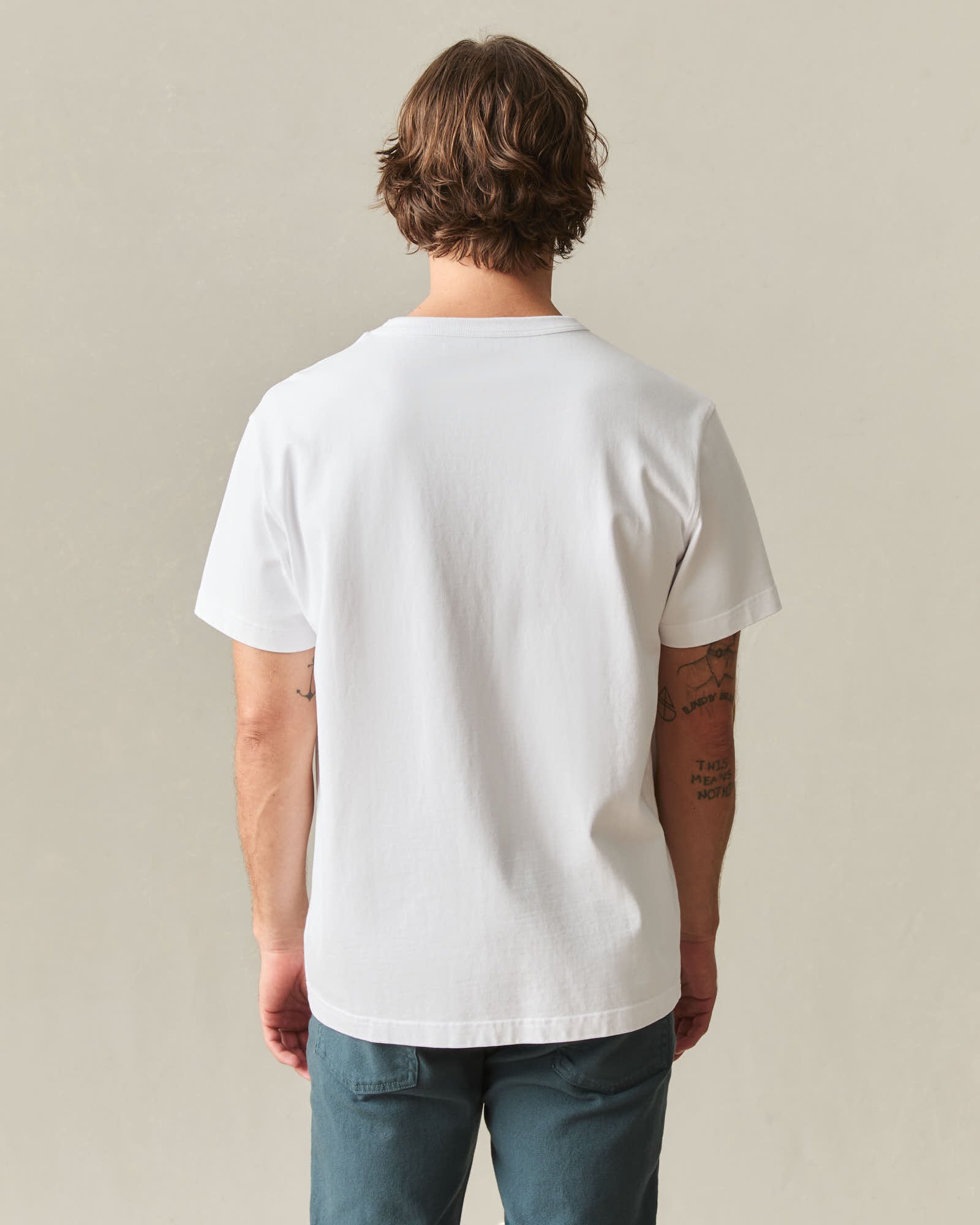 ALMAT PHOTO TEE ホワイト　BIGサイズ 0824. Supima® Oversized Tee - White – ASRV