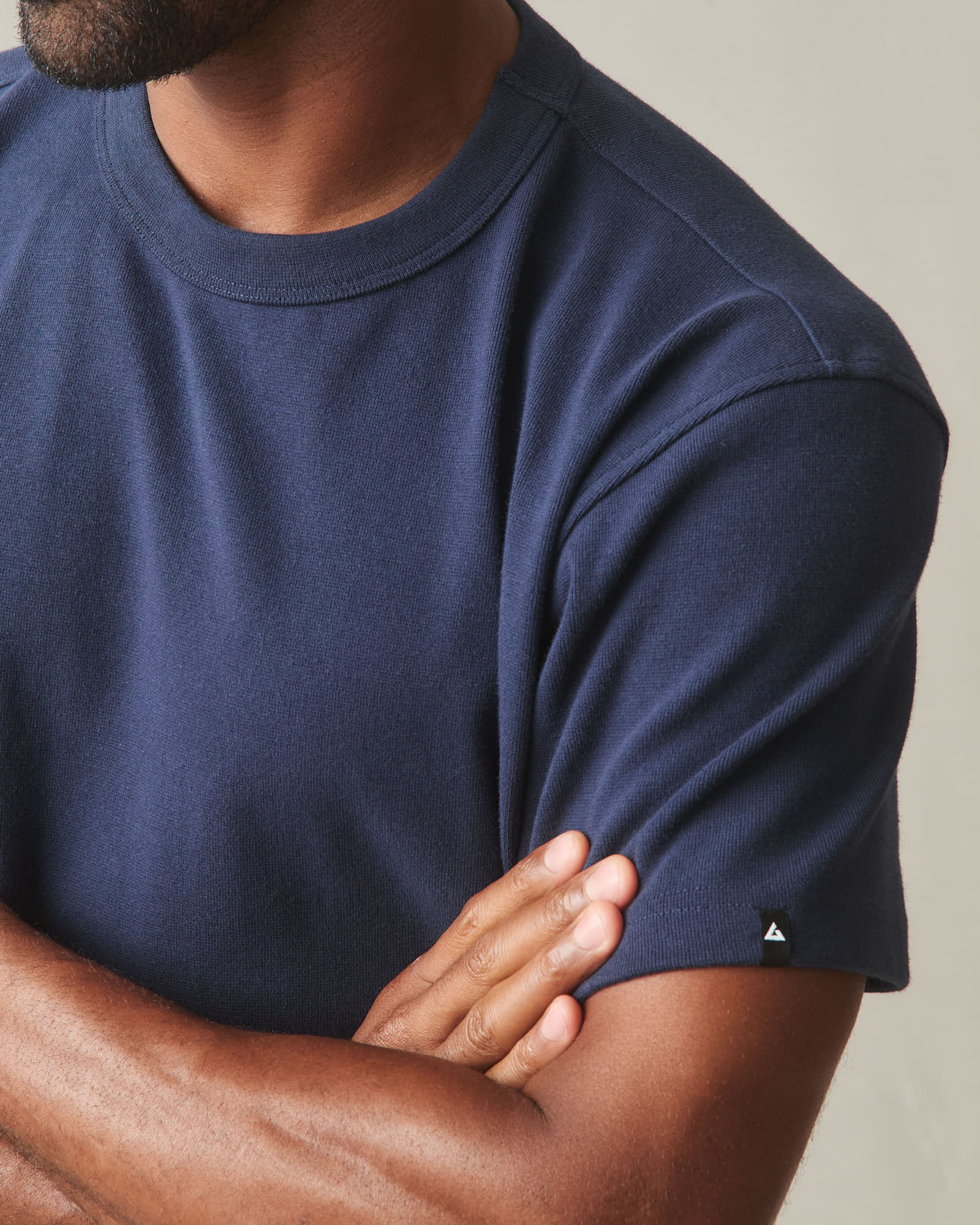Men's Rib Tee - Oxford Blue