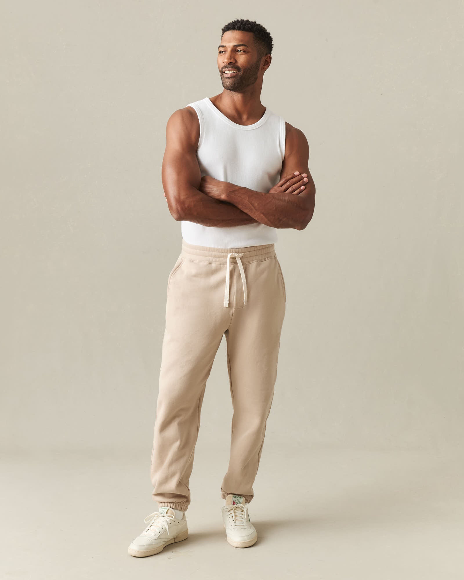 Men's Rib Tank - White