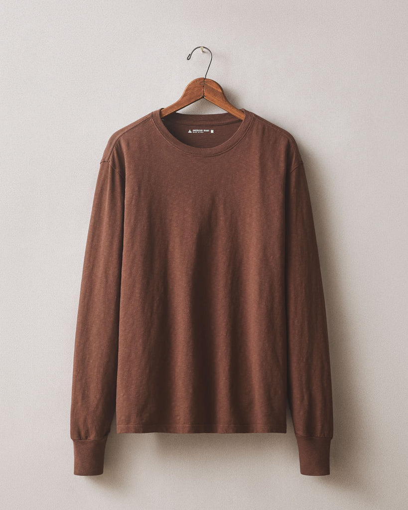 Men’s Premium Slub Crew Tee Long Sleeve