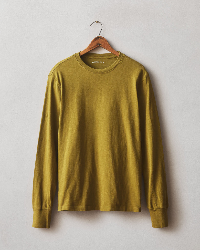 Men’s Premium Slub Long Sleeve Crew Tee