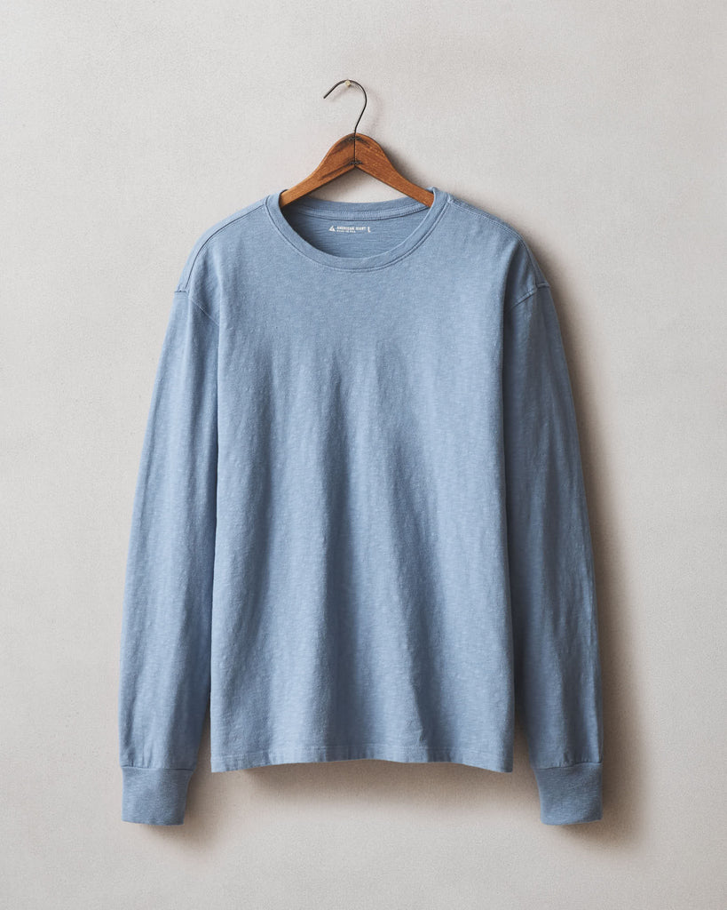 Men’s Premium Slub Crew Tee Long Sleeve