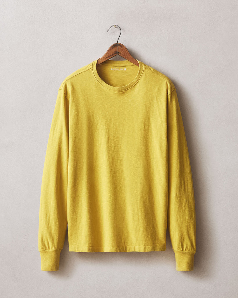 Men’s Premium Slub Crew Tee Long Sleeve