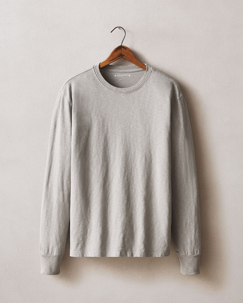 Men’s Premium Slub Crew Tee Long Sleeve