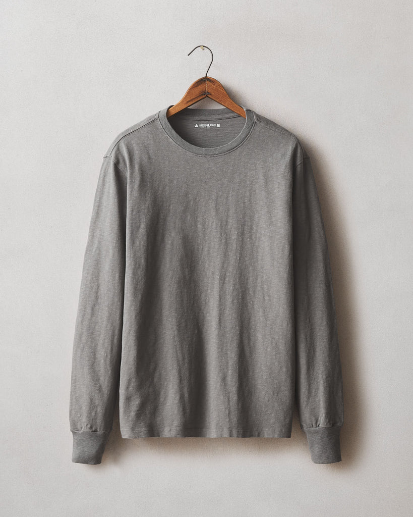 Men’s Premium Slub Crew Tee Long Sleeve