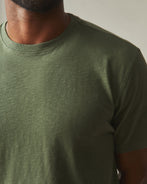 Men's Premium Slub Crew Tee - Fern