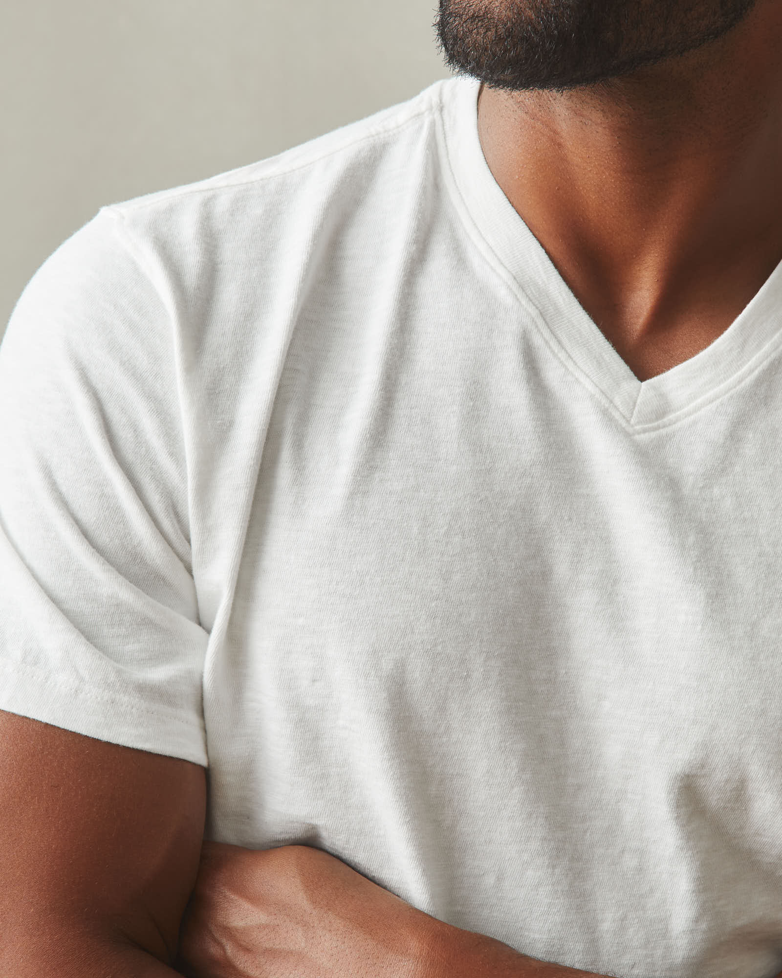 【INCHANT ME】[Tie SET] Sheep V-neck Knit T-shirt Fruit of the Loom Lightweight Cotton V Vee Neck Tee T-Shirt