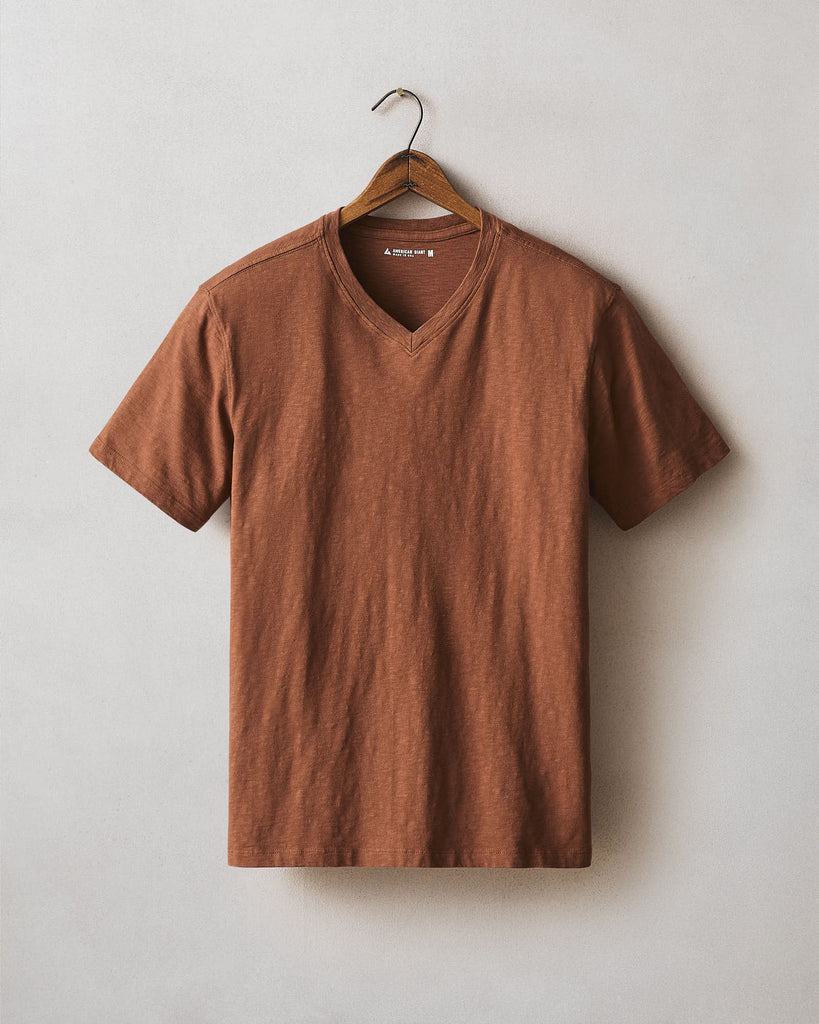 Men’s Premium Slub V-Neck Tee