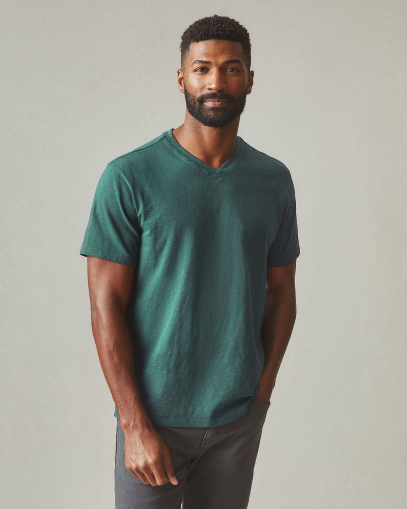 Men’s Premium Slub V-Neck Tee