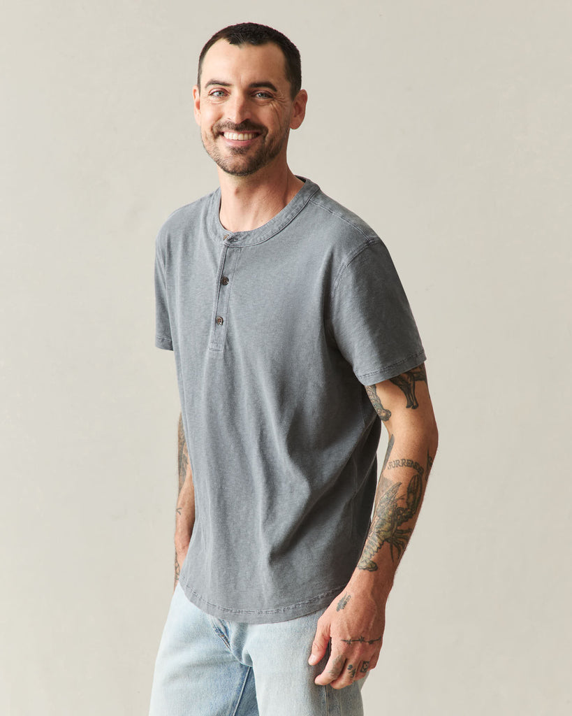 Men’s Broken-In Premium Slub Henley from American Giant - $95