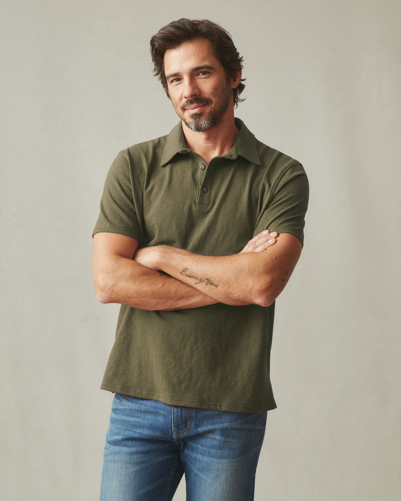 Men’s Premium Slub Polo from American Giant - $115