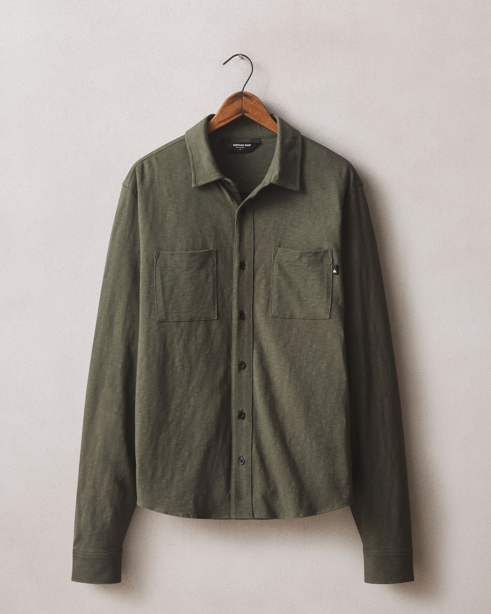 2xlt long sleeve dress shirts Ascend Dutton Utility Long-Sleeve Pocket Shirt - Thyme - 2XLT