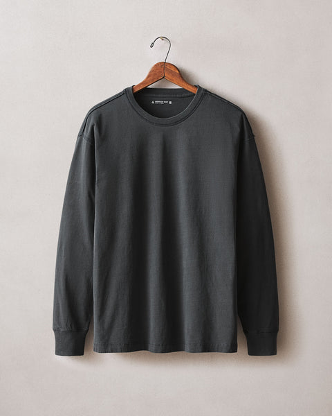 Men's Midweight Long Sleeve Tee - Black