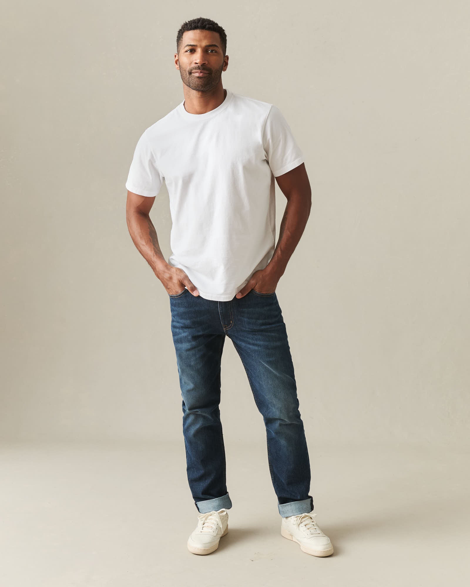 Men's Midweight Tee - White