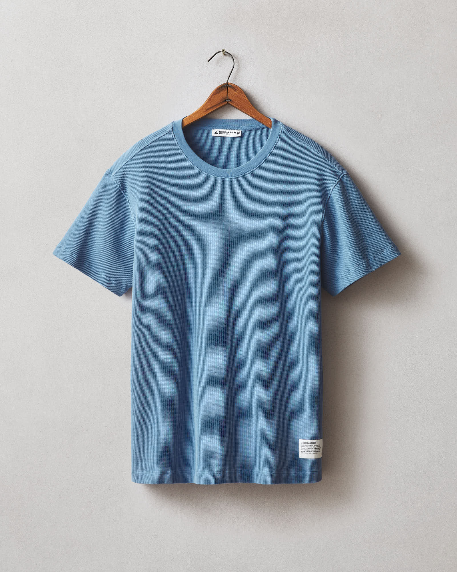★関税込☆Rest&Recreation★OVERSIZED WAFFLE CREWNECK T-SHIRT REST & RECREATION 2412 OVERSIZED WAFFLE CREWNECK T-SHIRT
