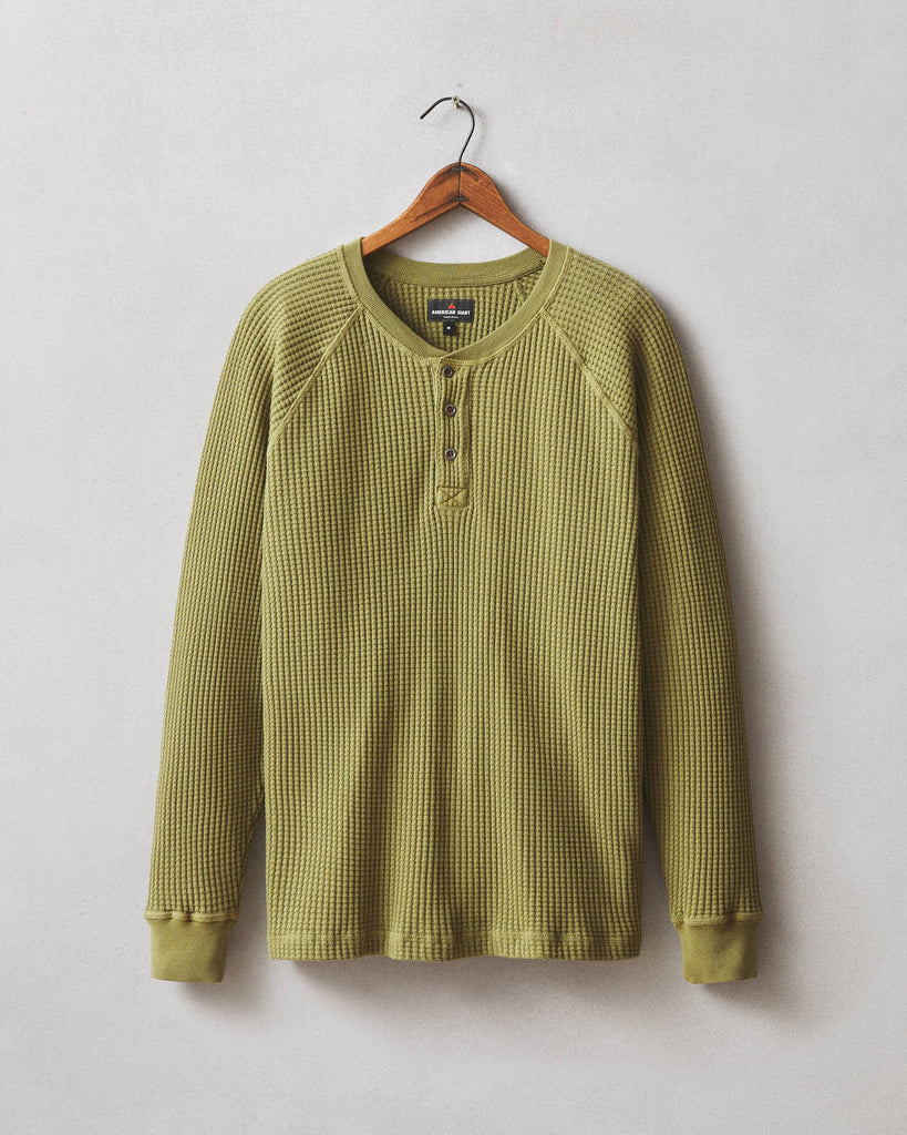 Men’s Waffle Long Sleeve Henley
