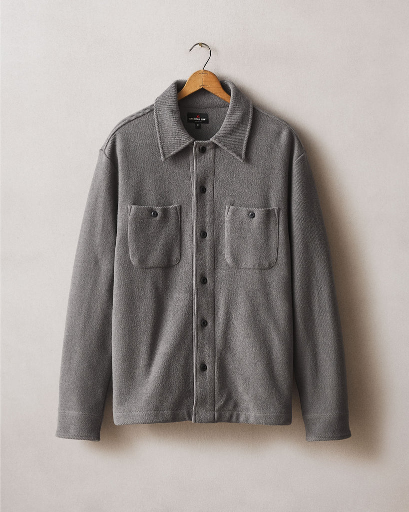 Men’s French Terry Twill Shacket