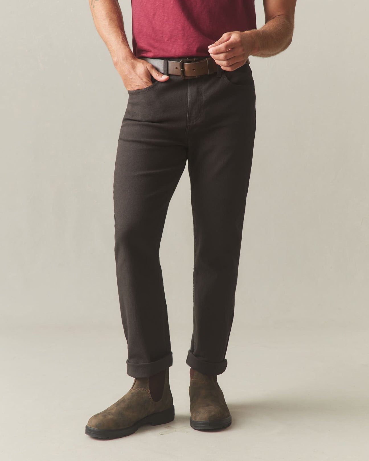 Pantalon De Survêtement American Giant Homme – Joggers XL Gris Coton Lourd USA
