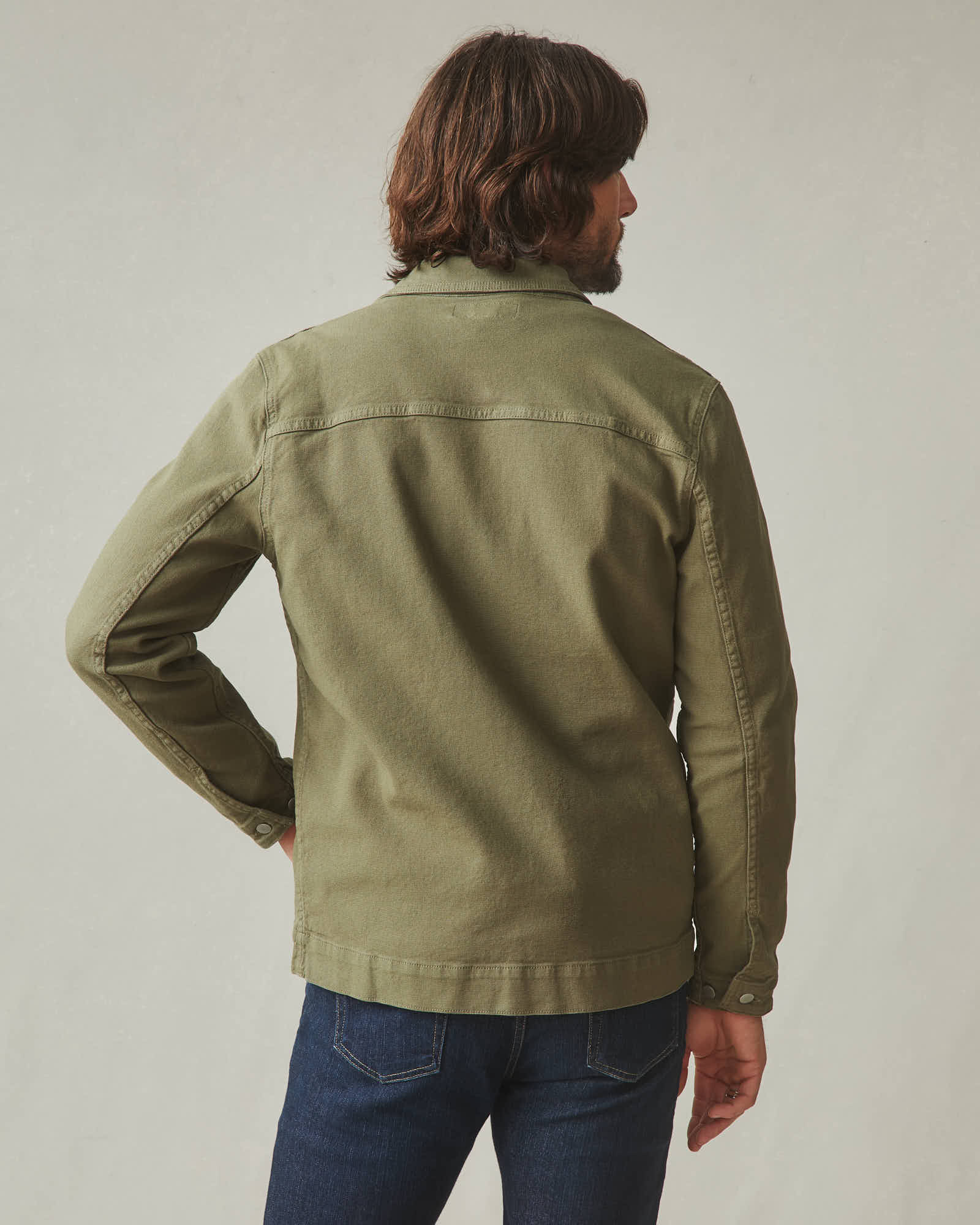 Unisex Roughneck Chore Jacket - Artichoke