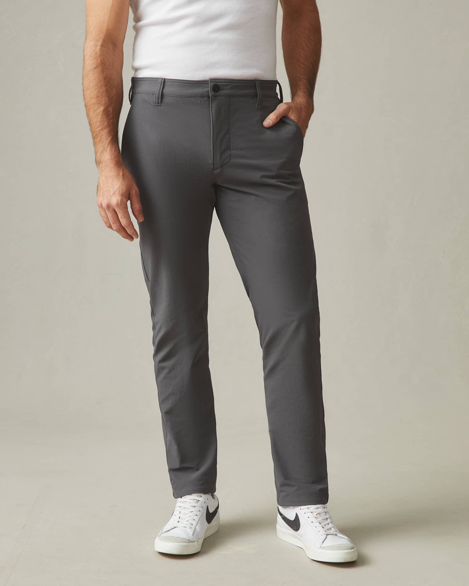 How to Style Grey Pants With Black Shoes