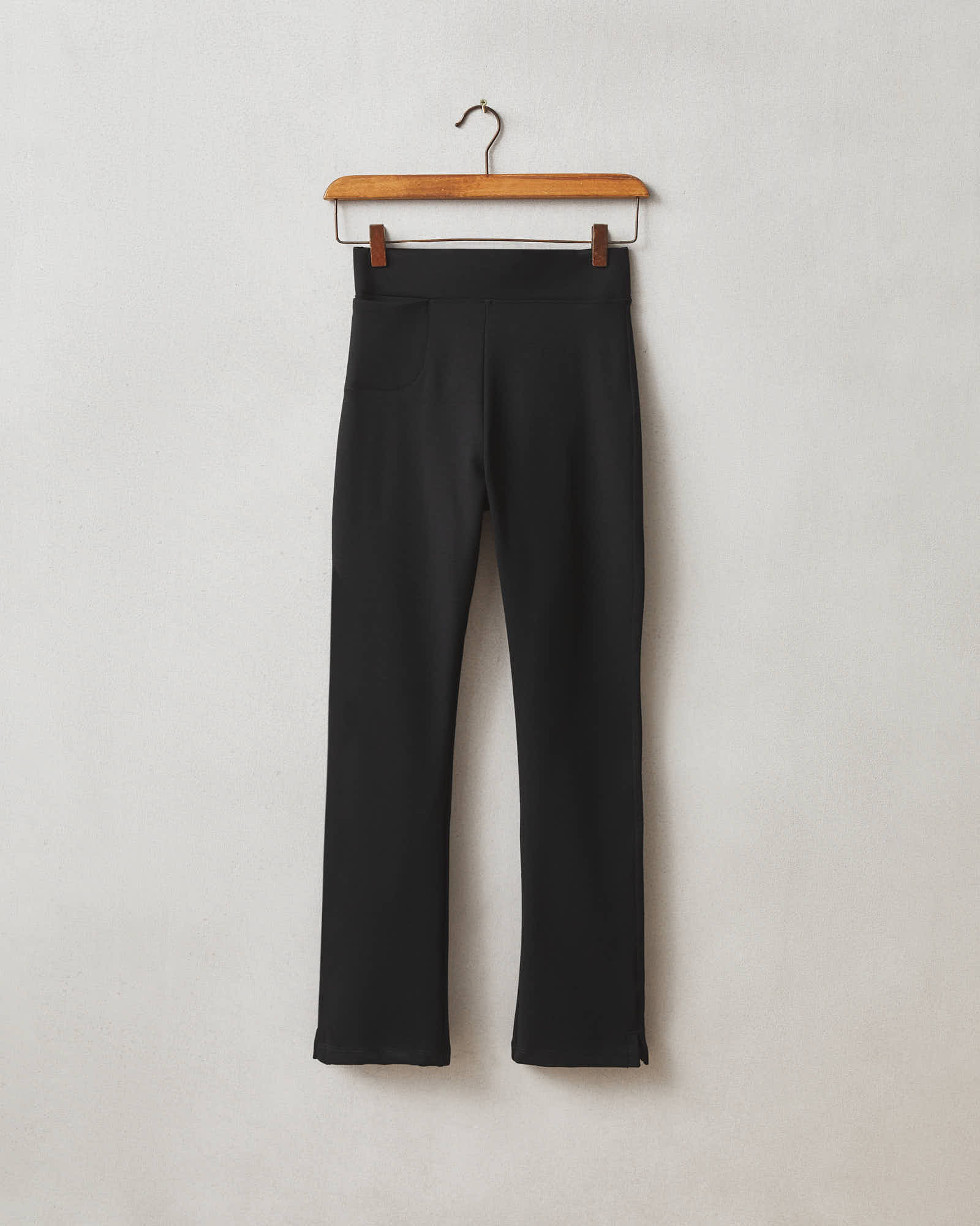 Women's Pants Split Hem Pants Pant for Women (Color : Black, Size :  XX-Small) : : Clothing, Shoes & Accessories