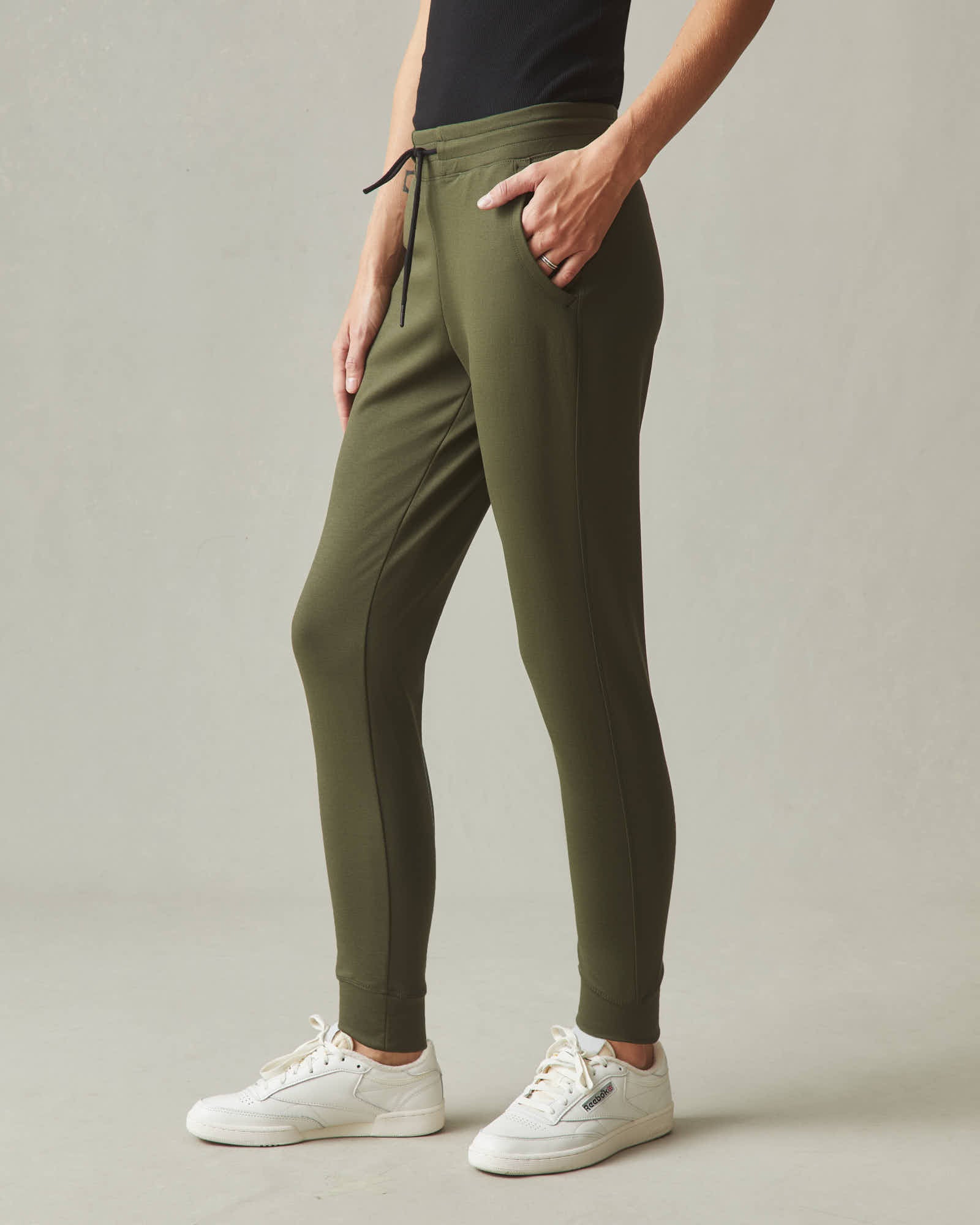 Women's No-BS Jogger - Deep Olive