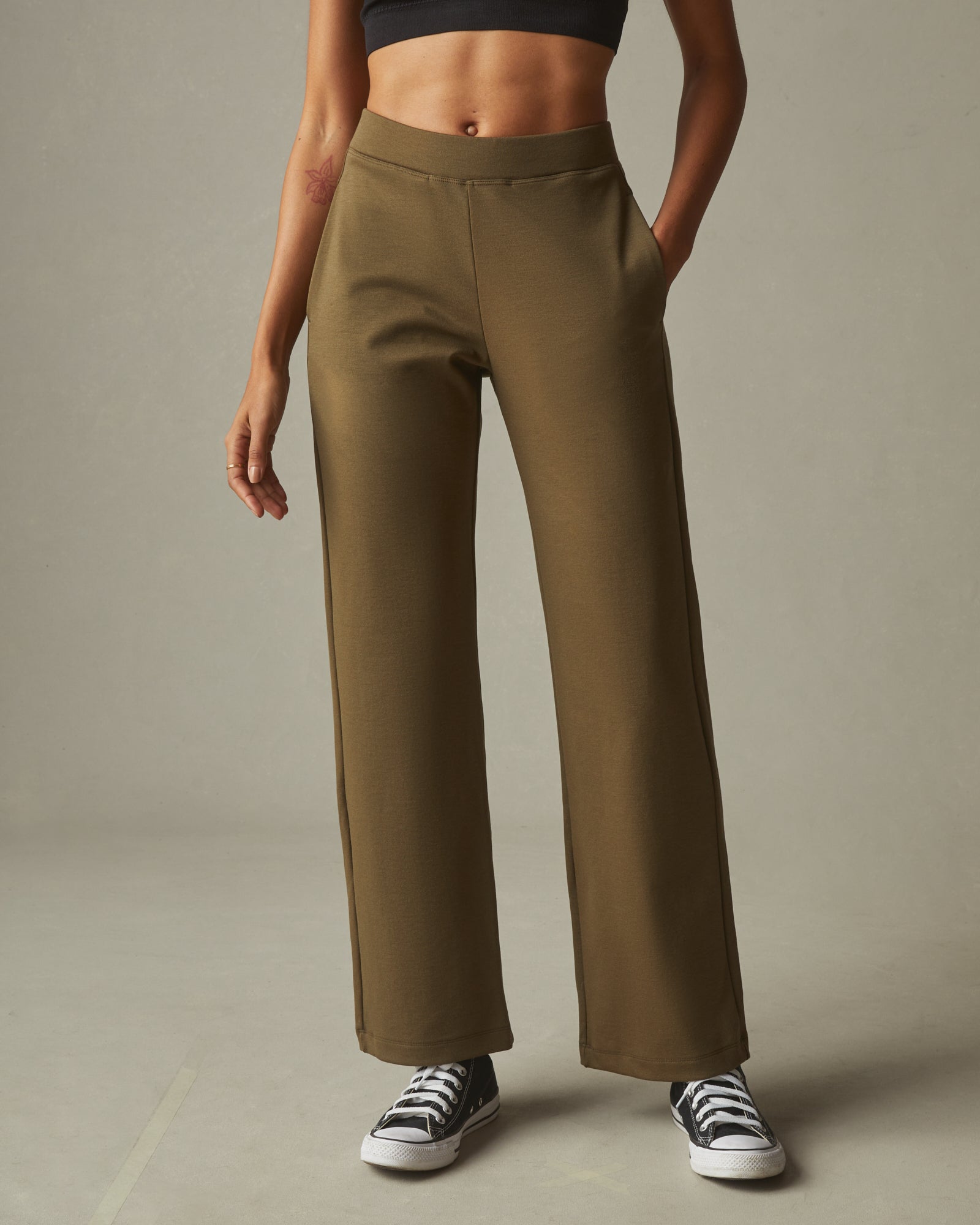 Chic Navy Blue Pants - High Waisted Pants - Blue Trousers - $37.00