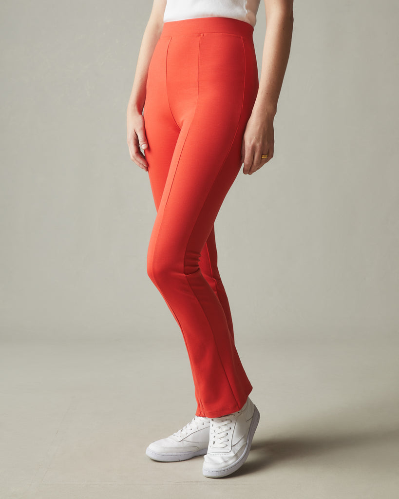 Ponte Zip Flare Pant