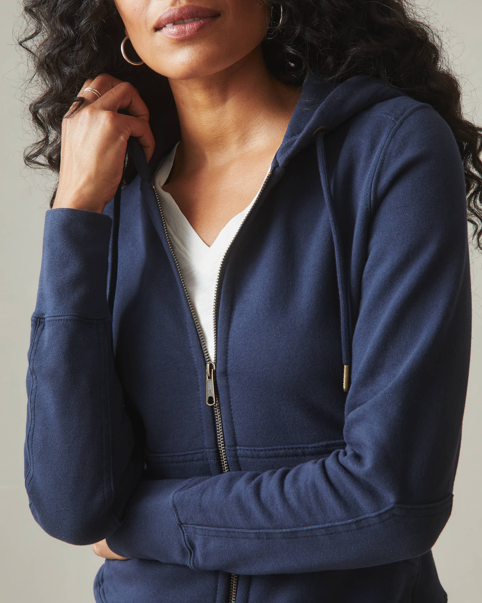 Women's Classic Full Zip - Oxford Blue