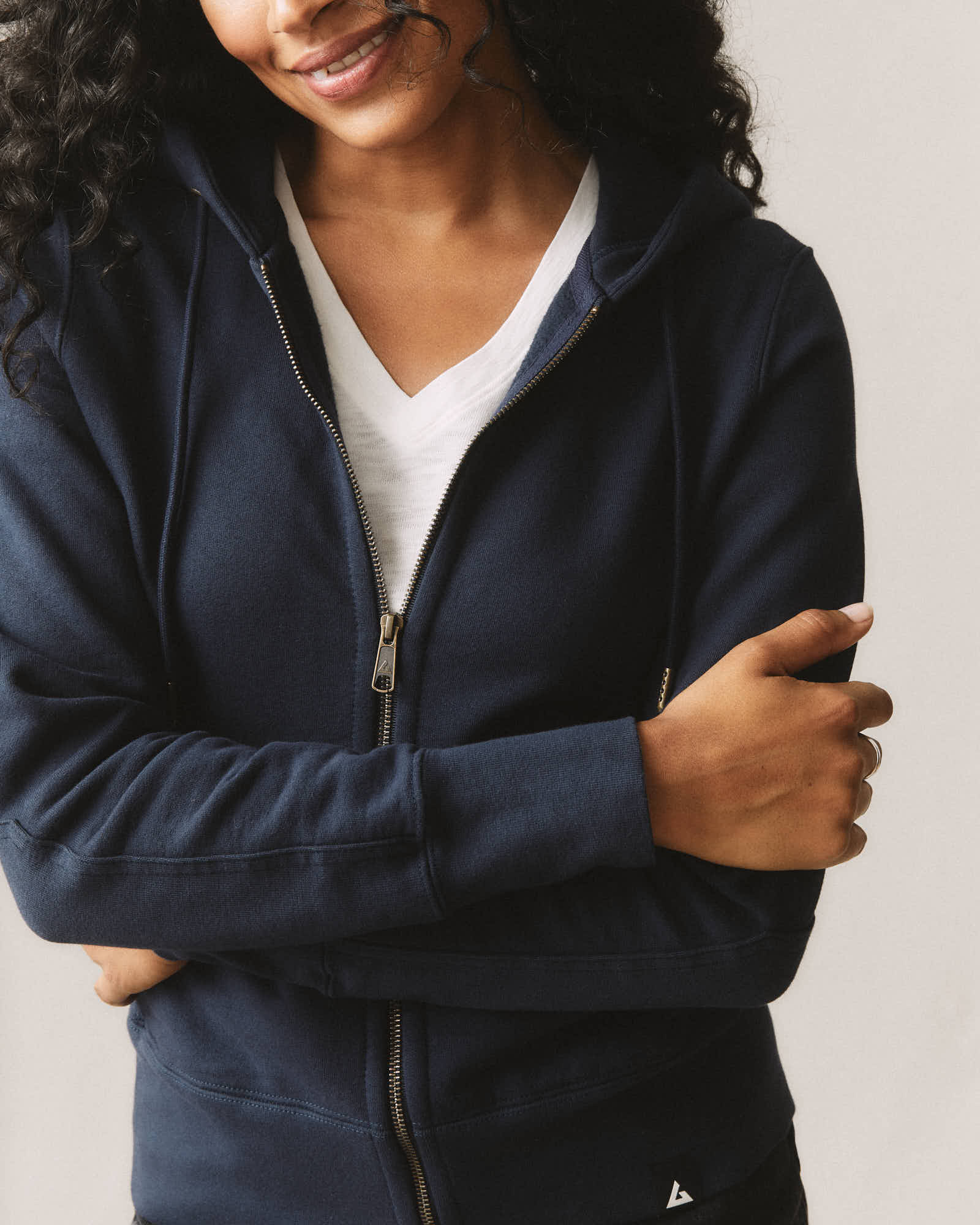 Women's Classic Full Zip - Oxford Blue