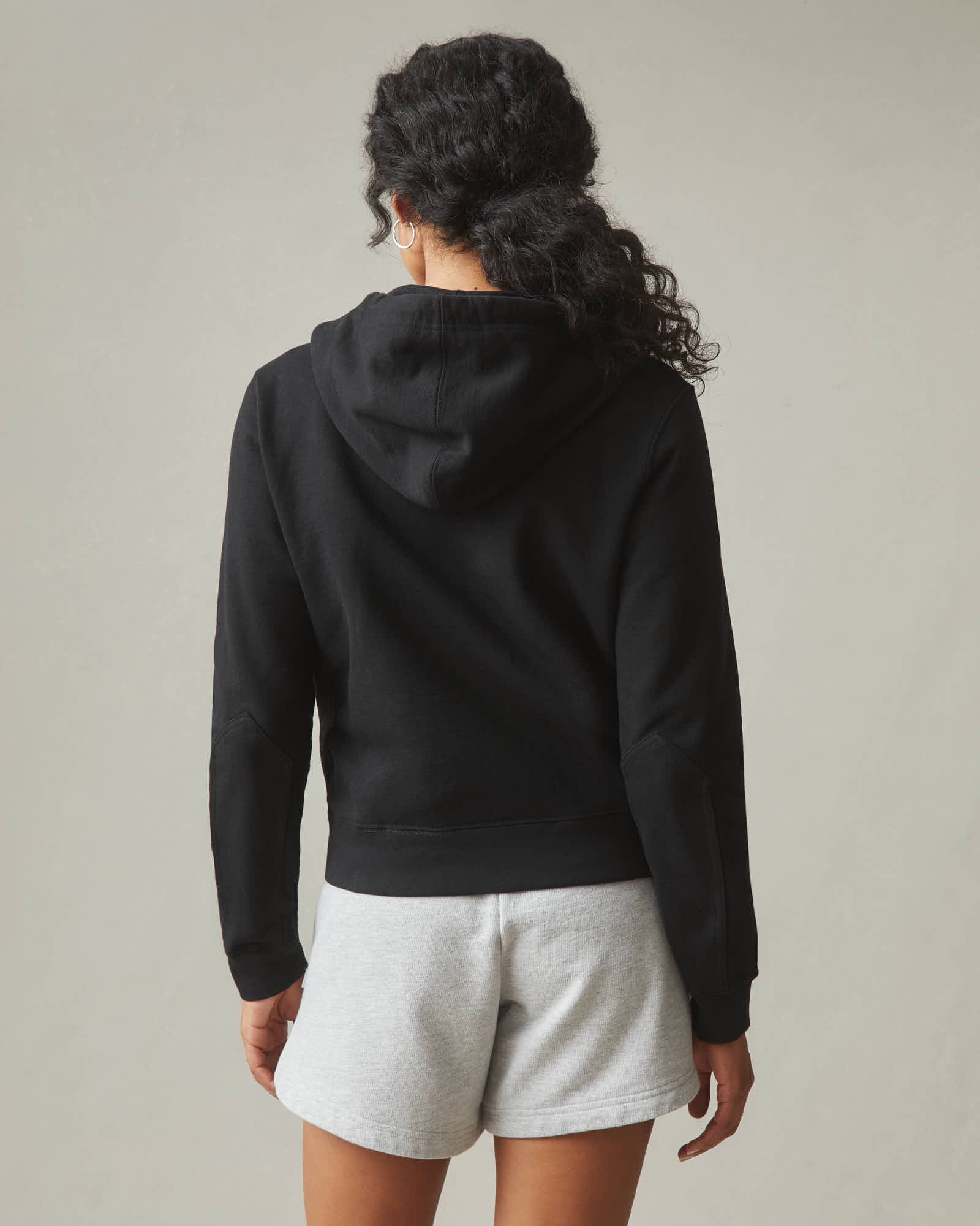 Women's Relaxed Classic Full Zip - Black