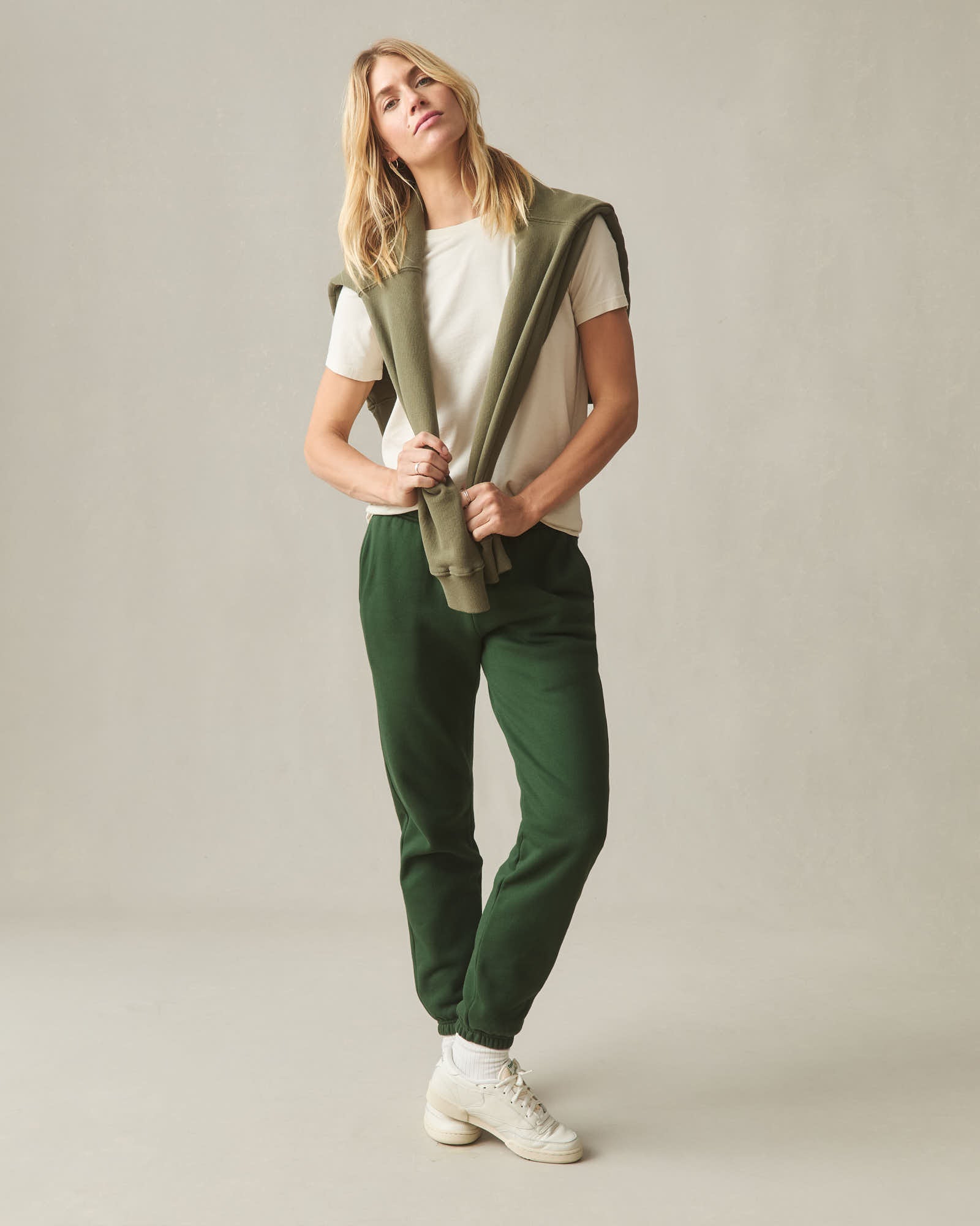 Women's Classic Sweatpant - Green Moss