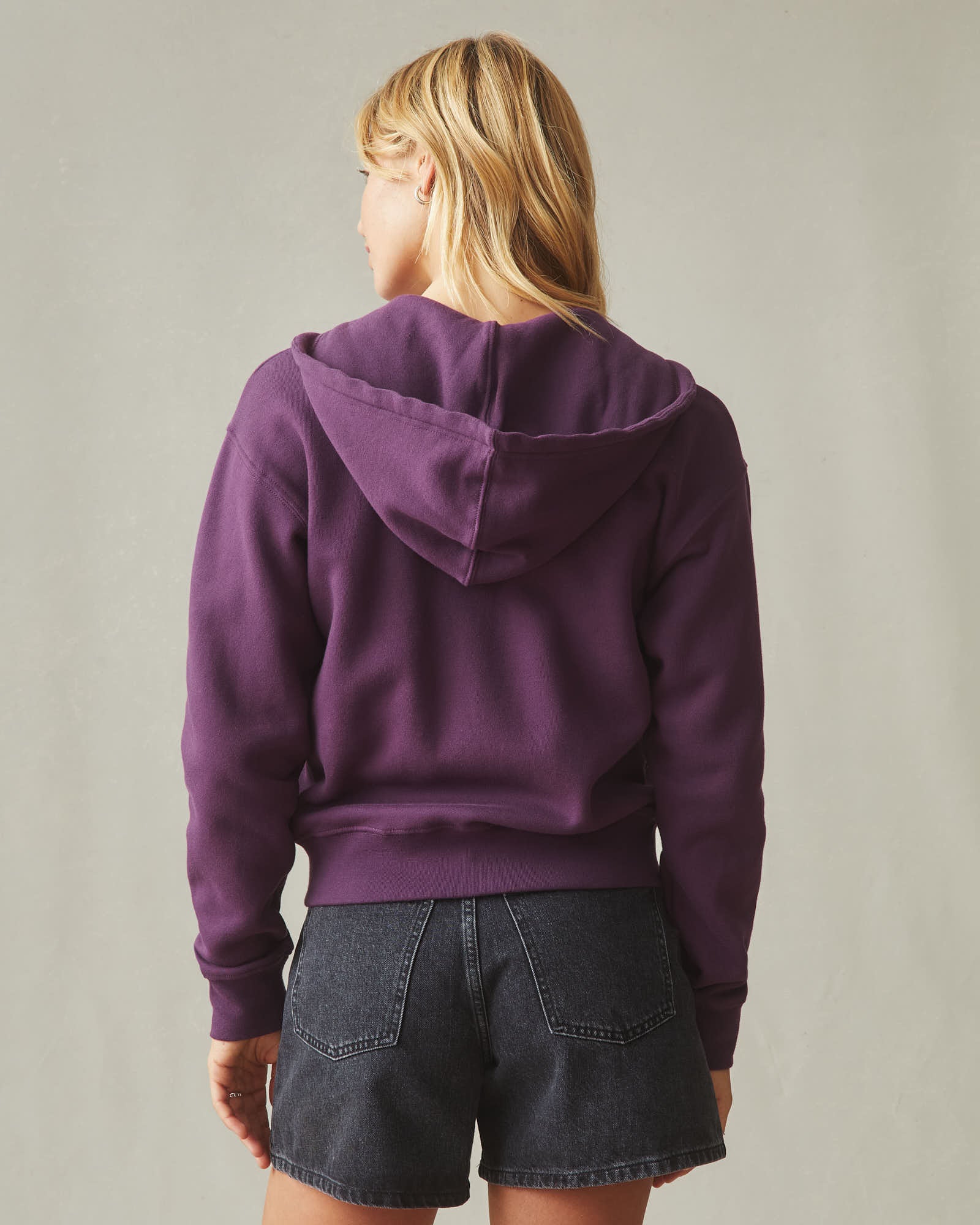 Women's Midweight Full Zip - Deep Purple