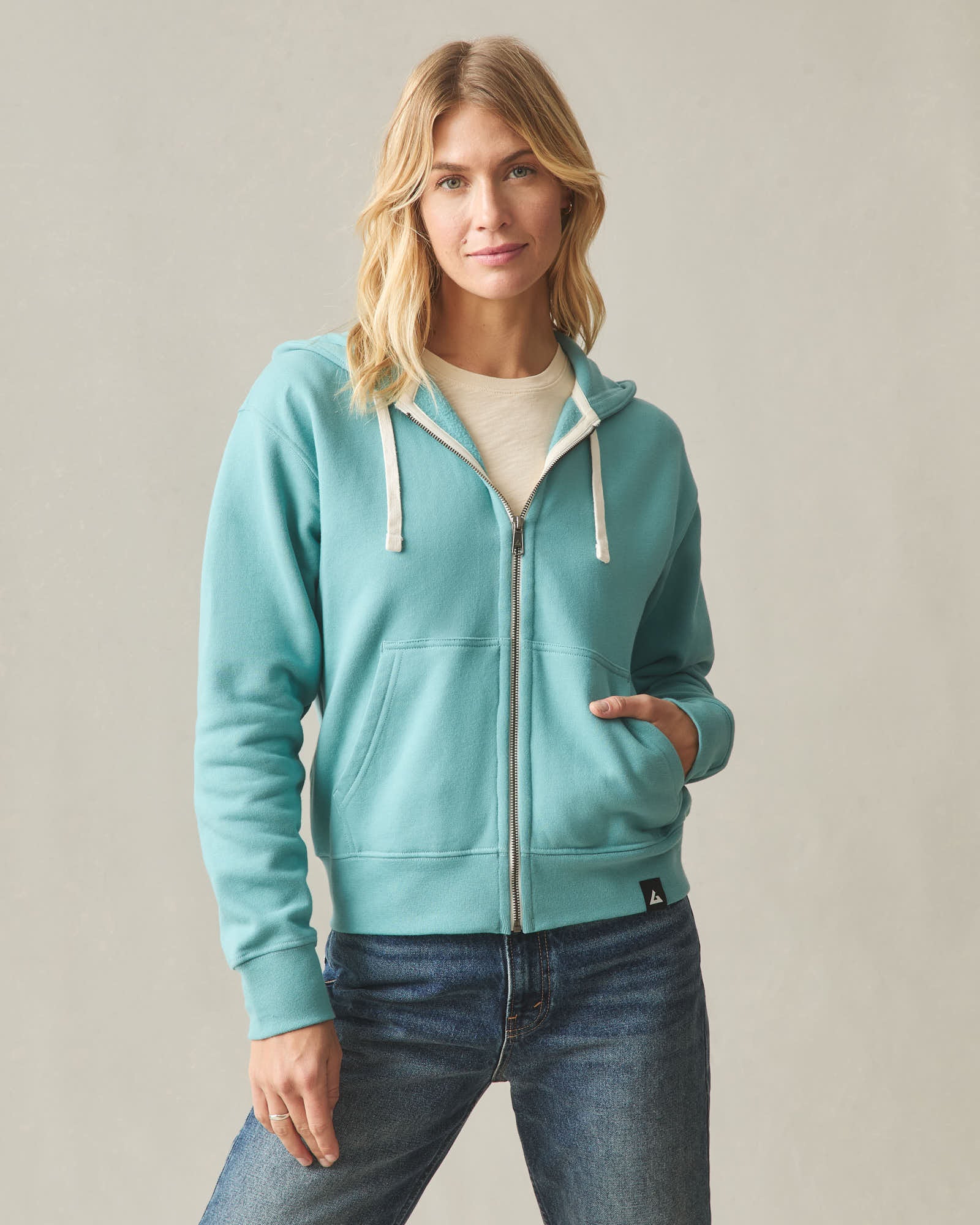 トップス niceness 25ss / LAROCHE / Size M Women's Midweight Full Zip - Teal
