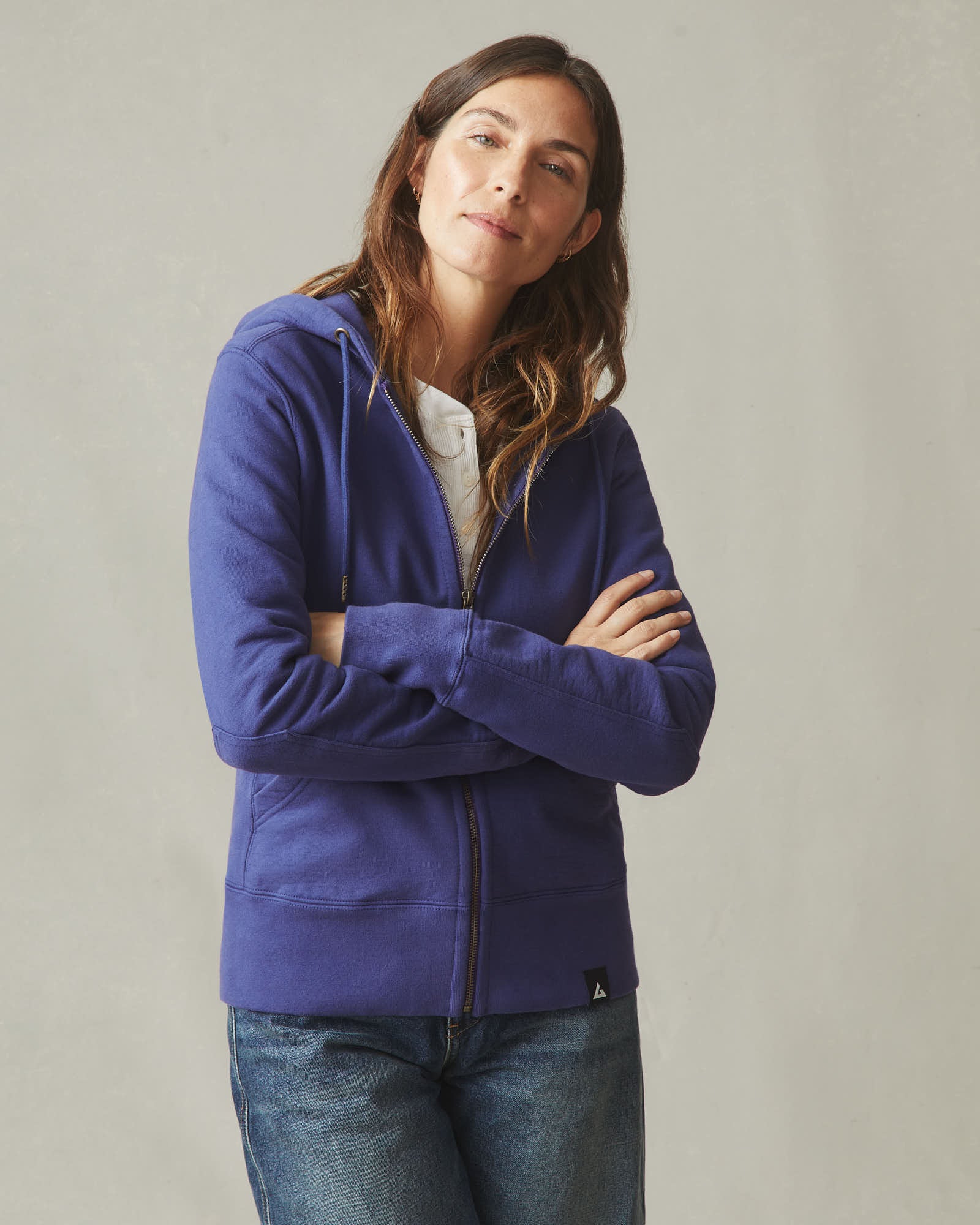 Women's Classic Full Zip - Blue Ribbon