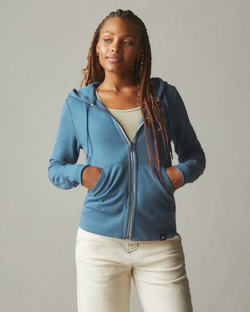 Women's Classic Full Zip - Moonlight Blue