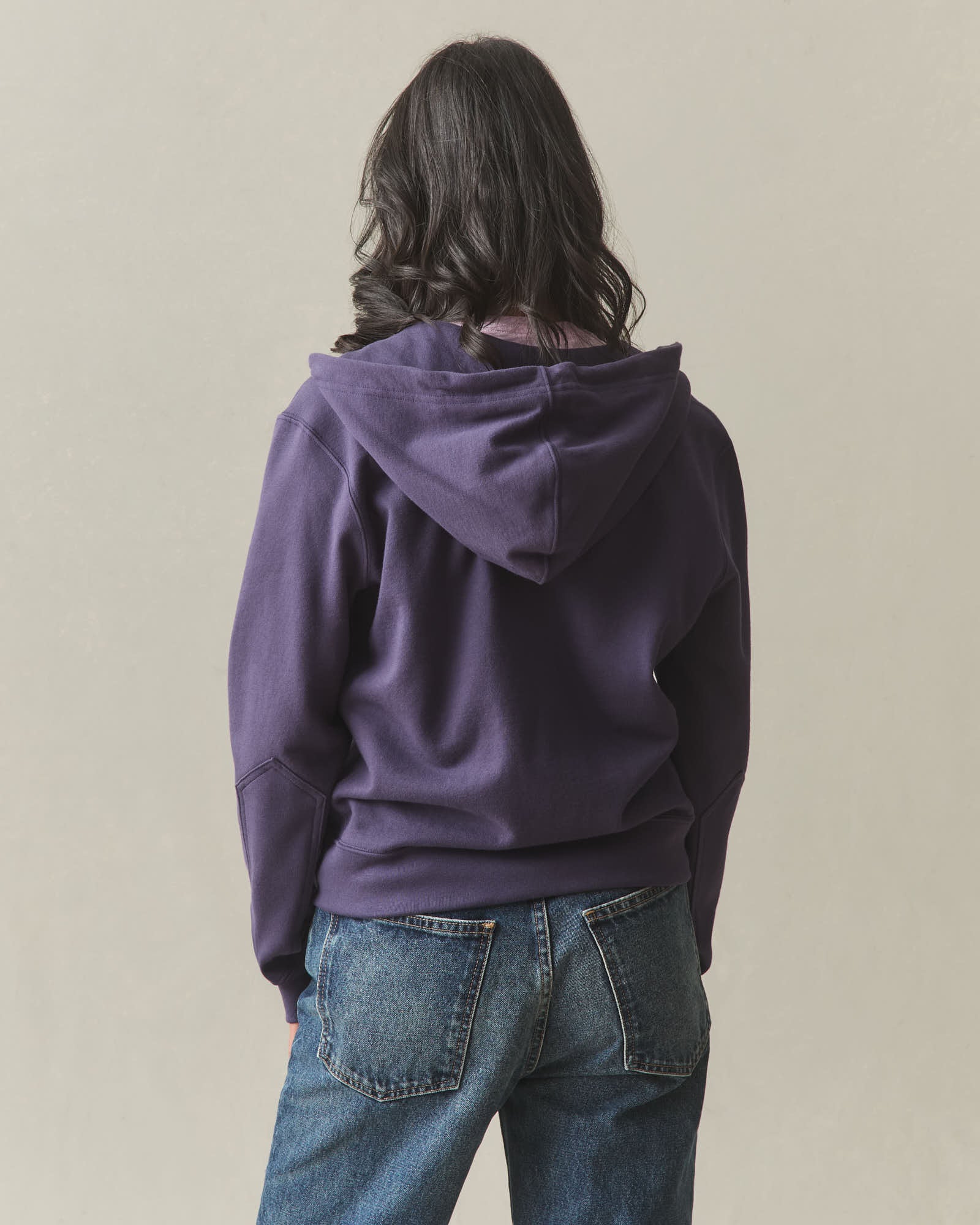 Women's Relaxed Classic Full Zip - Purple Velvet