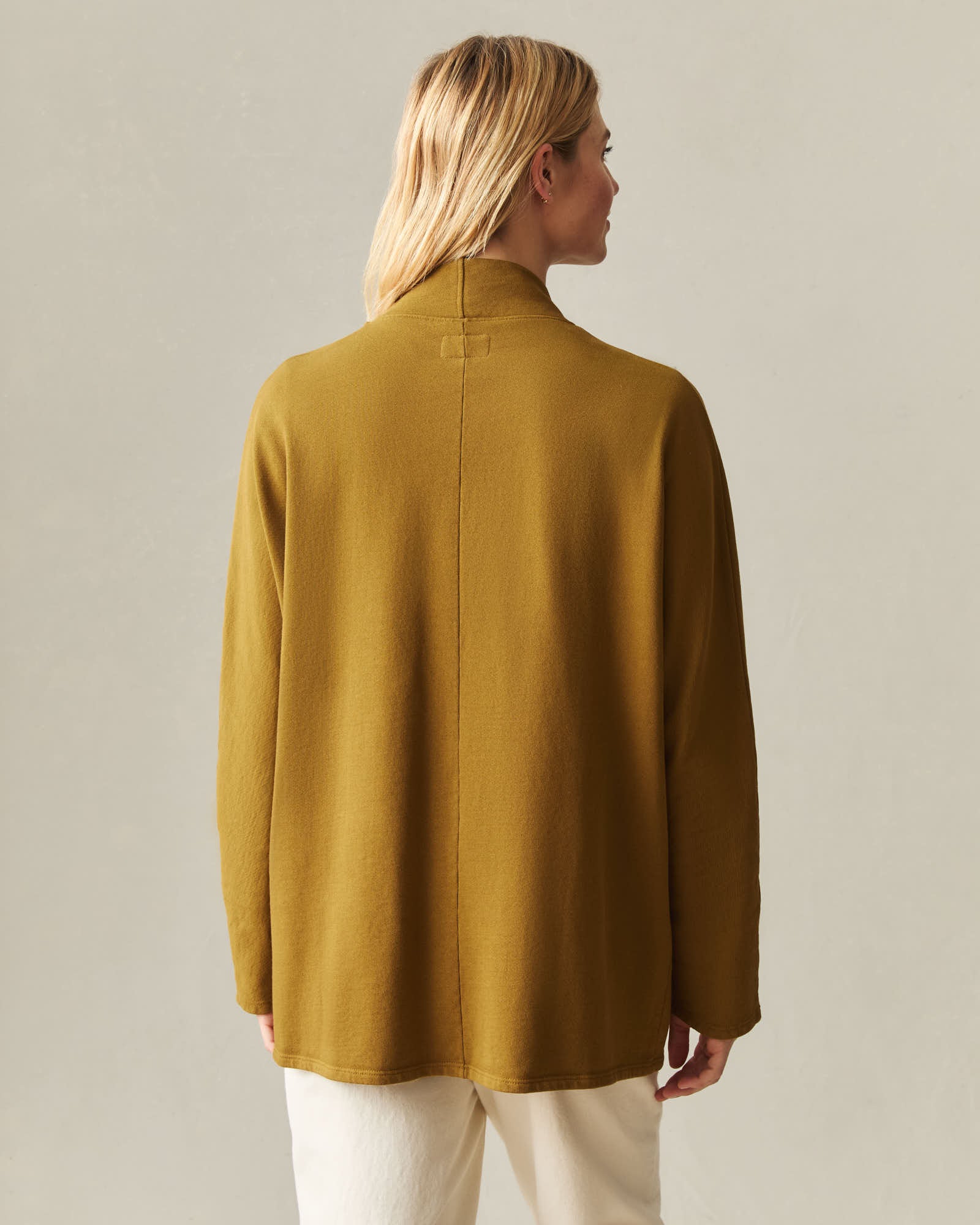 PHEENY フィーニー　French terry cardigan French Terry Flyaway Cardigan | Talbots
